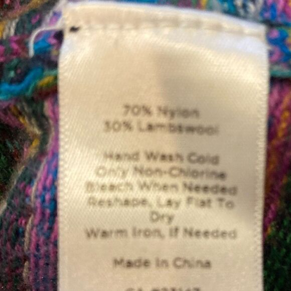 Vintage Talbots striped Sweater Medium - Picture 7 of 8